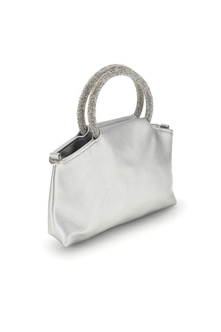 Borsa argento con manico gioiello Nbg SERA/1281