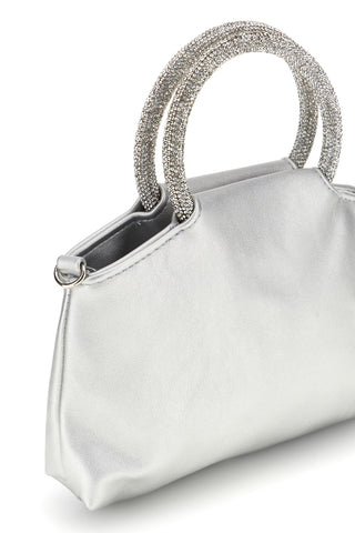 Borsa argento con manico gioiello Nbg SERA/1281