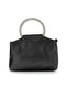 Borsa nera con manico gioiello Nbg SERA/1281