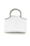 Borsa bianca con manico gioiello Nbg SERA/1281