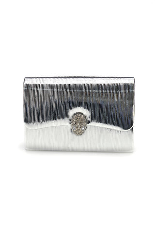 Pochette argento con fibbia gioiello Nbg SERA/3512