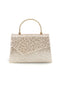 Borsa oro con texture animalier e tracolla a catenella Nbg SERA/3488