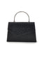 Pochette nera con texture all over e catena Nbg SERA/3488