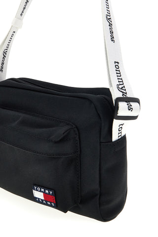 Črna torba iz blaga z logotipom Tommy Jeans Torba za ramo 18462