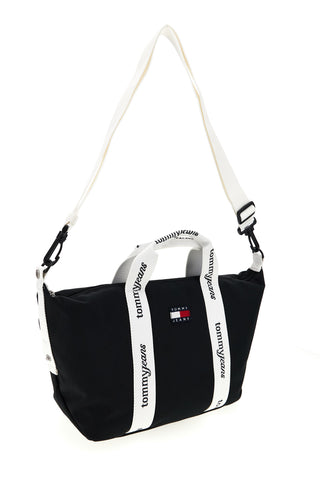 Črna torba iz blaga z logotipom Tommy Jeans 18460