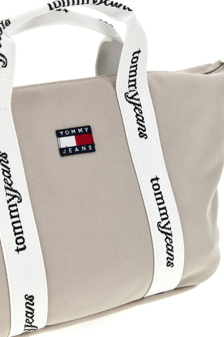 Bež tkaninska torba z logotipom Tommy Jeans 18460
