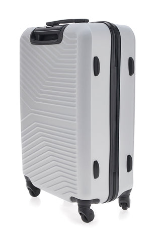 Srednja srebrna kovčka s krožnimi kolesi 2T2L1235174/M