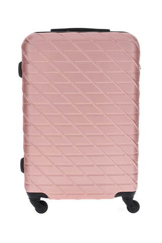 Trolley piccolo rose gold rigido con 4 ruote Prima riga PR157/P