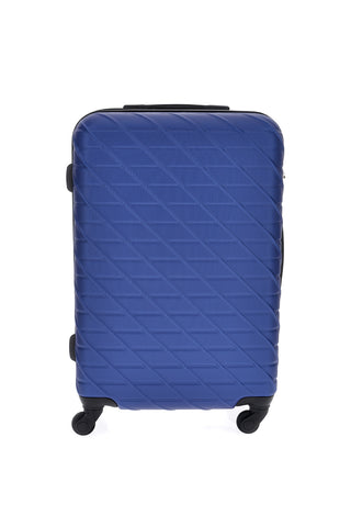 Trolley piccolo blu rigido con 4 ruote Prima riga PR157/P