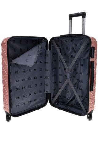 Srednji voziček rose gold tog s 4 kolesi Prima riga PR157/M