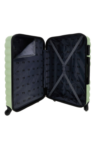 Trolley grande verde menta rigido Prima riga PR184/G