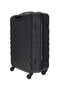 Valigia Trolley rigido piccolo nero con ruote girevoli Prima riga PR185/P