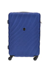 Trolley rigido medio blu con ruote girevoli Prima riga PR185/M