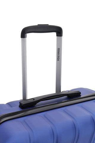 Valigia Trolley Grande rigida blu con lucchetto a combinazione Prima riga PR185/G