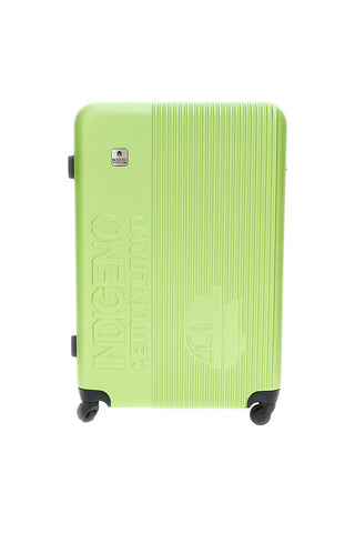 Valigia trolley grande verde rigida 4 ruote Indigeno INDIGENO182/G