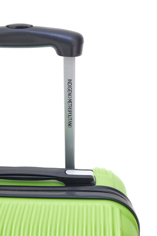 Valigia trolley grande verde rigida 4 ruote Indigeno INDIGENO182/G