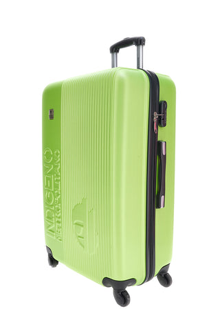 Valigia trolley grande verde rigida 4 ruote Indigeno INDIGENO182/G