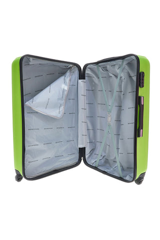 Valigia trolley grande verde rigida 4 ruote Indigeno INDIGENO182/G