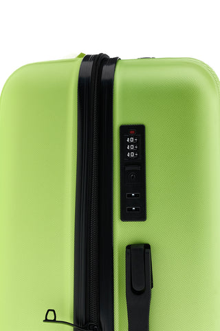 Valigia trolley grande verde rigida 4 ruote Indigeno INDIGENO182/G