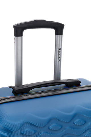 Trolley piccolo blu rigido 4 ruote Prima riga PR187/P