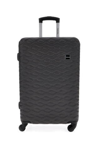Trolley medio grigio rigido 4 ruote Prima riga PR187/M