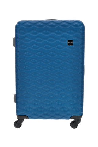 Trolley medio blu rigido 4 ruote Prima riga PR187/M