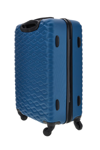 Trolley medio blu rigido 4 ruote Prima riga PR187/M