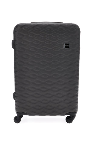Trolley grande grigio rigido 4 ruote Prima riga PR187/G