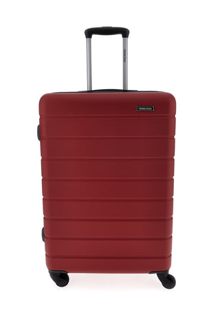 Trolley piccolo rosso rigido 4 ruote Prima riga PR188/P