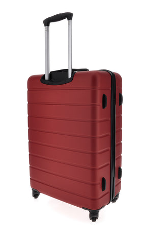 Trolley piccolo rosso rigido 4 ruote Prima riga PR188/P
