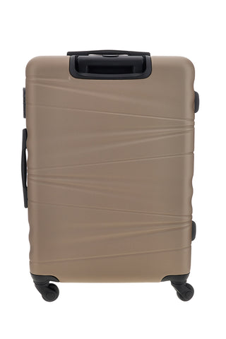 Valigia Trolley Grande rigida champagne 4 ruote Prima riga PR190/G