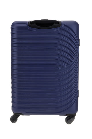 Trolley Valigia Media rigida blu 4 ruote Prima riga PR191/M
