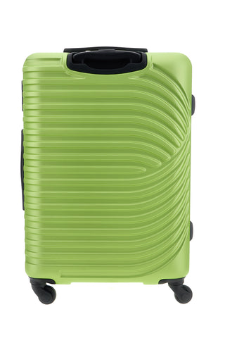 Trolley Valigia grande rigida verde 4 ruote Prima riga PR191/G
