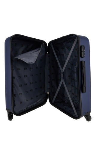 Trolley valigia grande blu con ruote girevoli Prima riga PR192/G