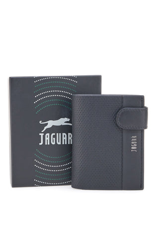 Črna kompaktna denarnica z več predali JAGUAR PF873-86