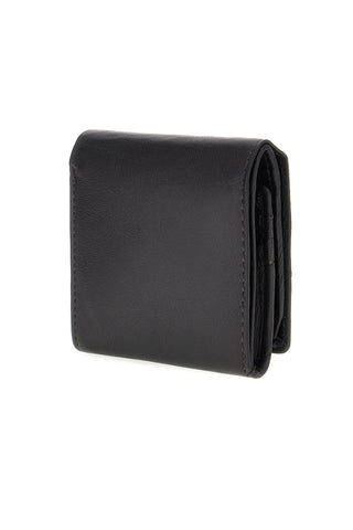 Črna usnjena denarnica z zaščito RFID Enrico coveri EC26S-762-45
