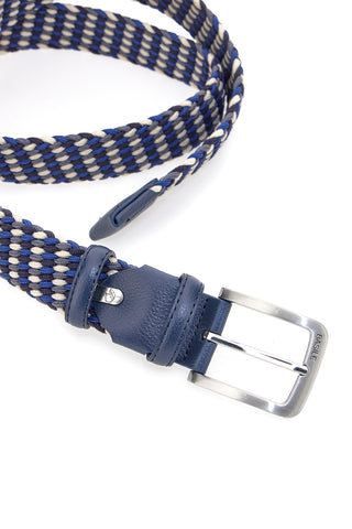 Modro-bež elastika pas Basile BA1346/ELASTICO