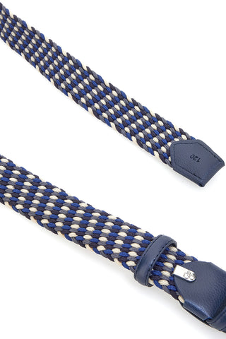Modro-bež elastika pas Basile BA1346/ELASTICO