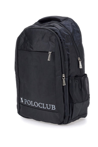 Črna torba za prenosni računalnik z zadrgo Polo Club 600