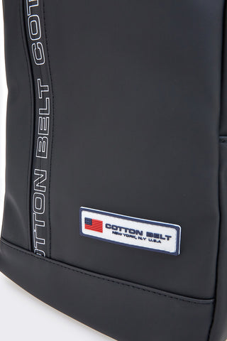Borsello nero con tracolla regolabile Cotton belt K19-017-B059