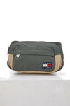 Torba z dvojnim zadrgo TOMMY DAILY BUMBAG Zelena