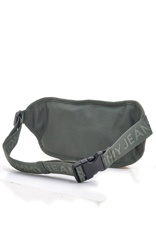 Torba z dvojnim zadrgo TOMMY DAILY BUMBAG Zelena