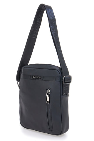 Borsa a tracolla nera con zip frontale Biagiotti MOI LB25W-464/1/TRAC