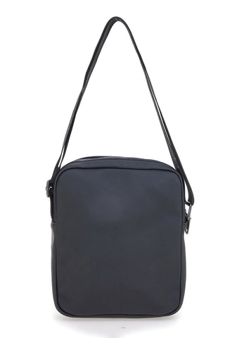 Borsa a tracolla nera con zip frontale Biagiotti MOI LB25W-464/1/TRAC