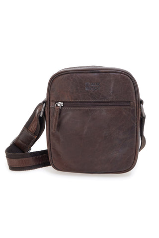 Rjava usnjena torbica Black Shoot BS2355/T, izdelana po tradicionalnih metodah