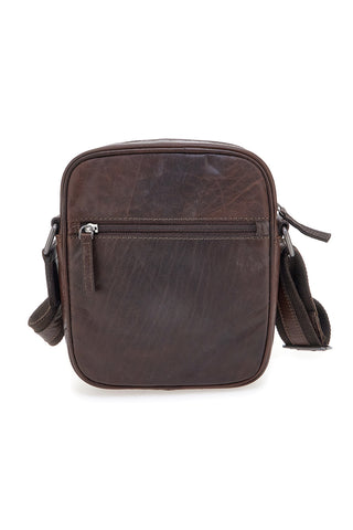 Rjava usnjena torbica Black Shoot BS2355/T, izdelana po tradicionalnih metodah