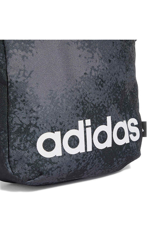 Črna torba z ramenskim trakom in potiskom z učinkom pranja Adidas LIN G ORG
