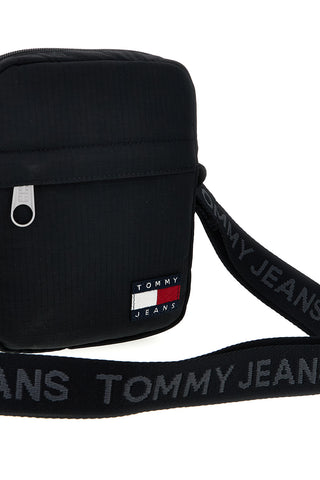 Črna torba z logotipom Tommy jeans 14211