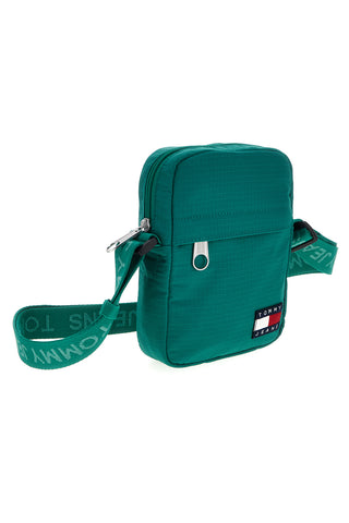 Zelena torba z logotipom Tommy jeans 14211