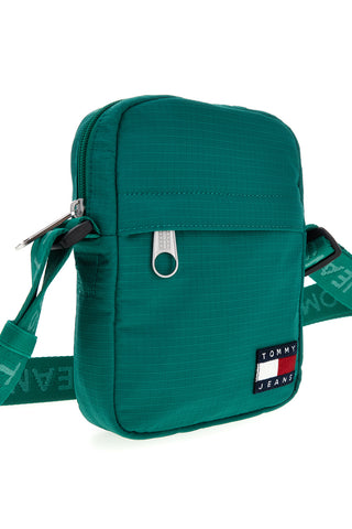 Zelena torba z logotipom Tommy jeans 14211